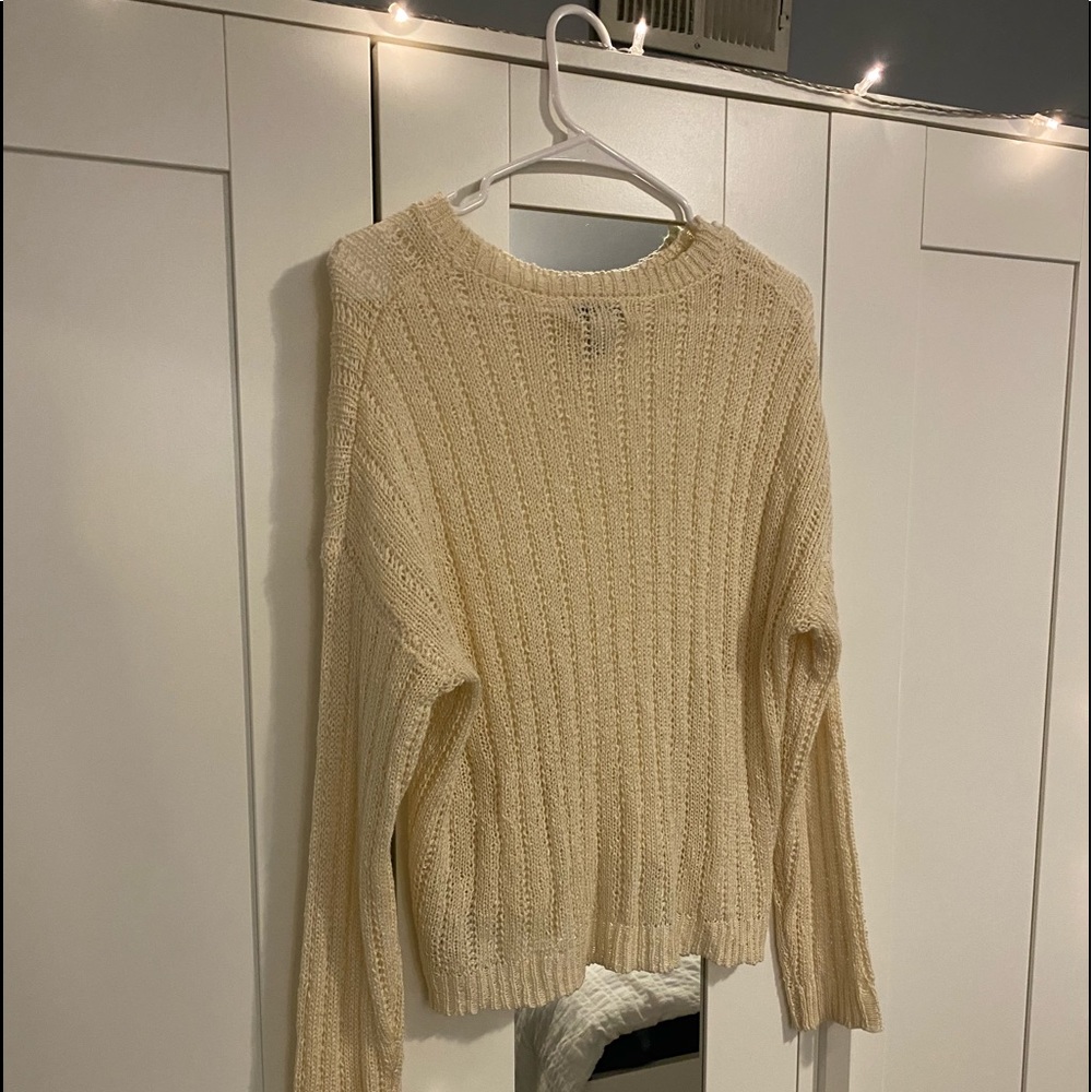 Charming Cream Sweater - Picture 2 of 5